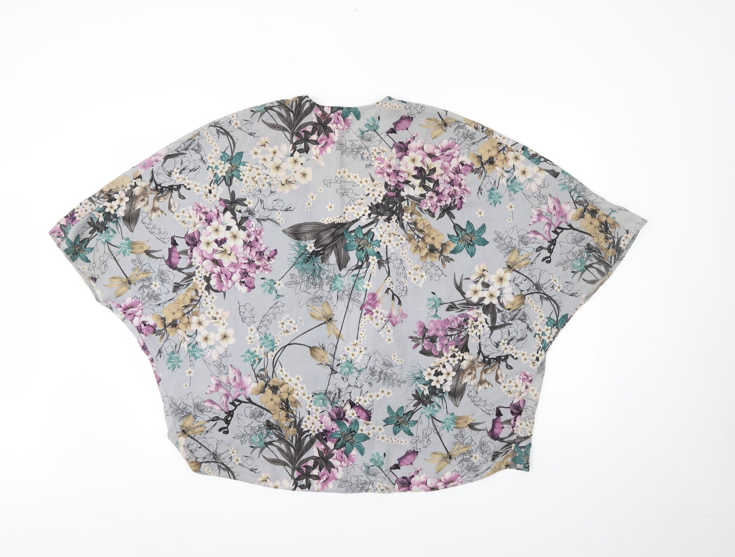 New Look Womens Multicoloured Floral  Cardigan Jumper Size 8