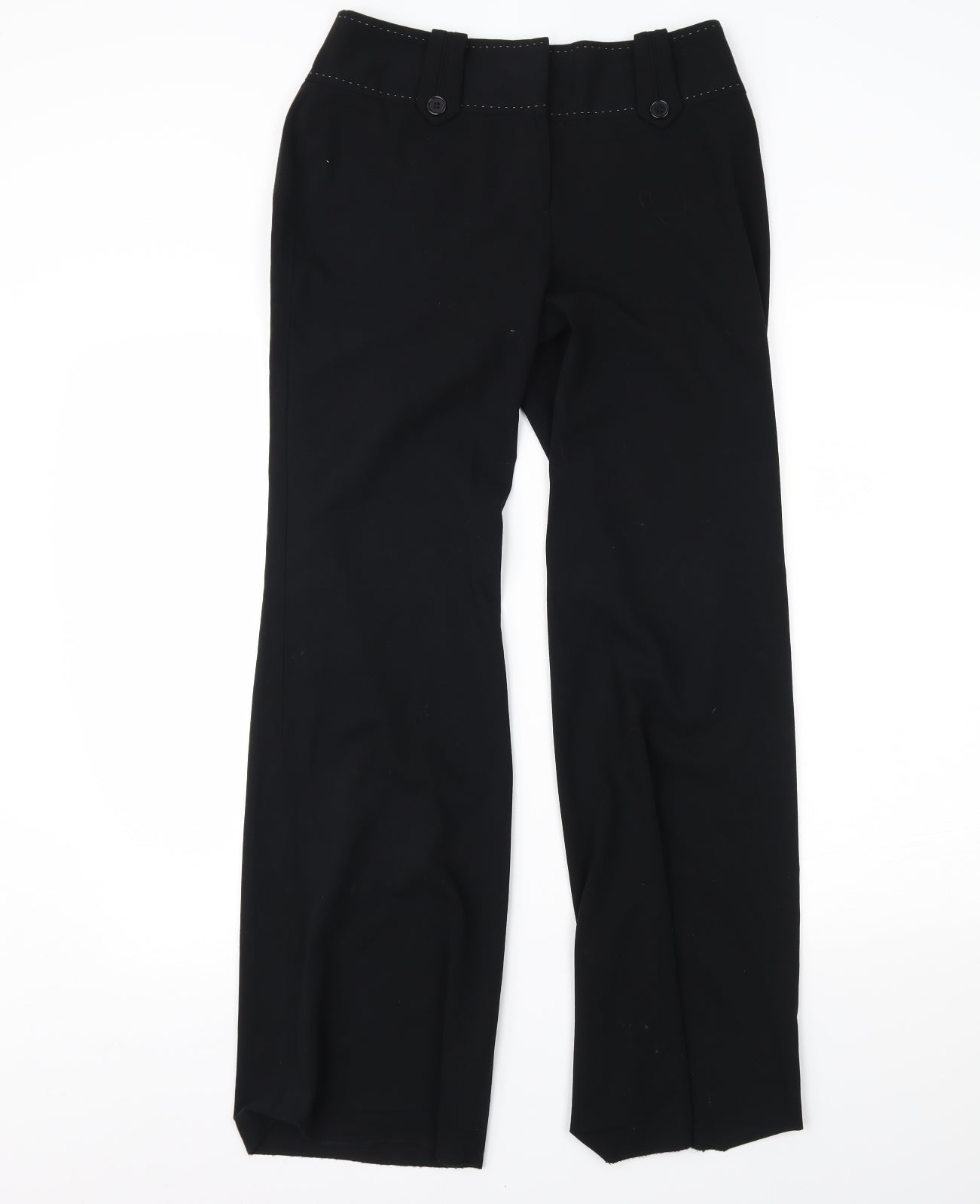 NEXT Womens Black   Trousers  Size 8 L30 in
