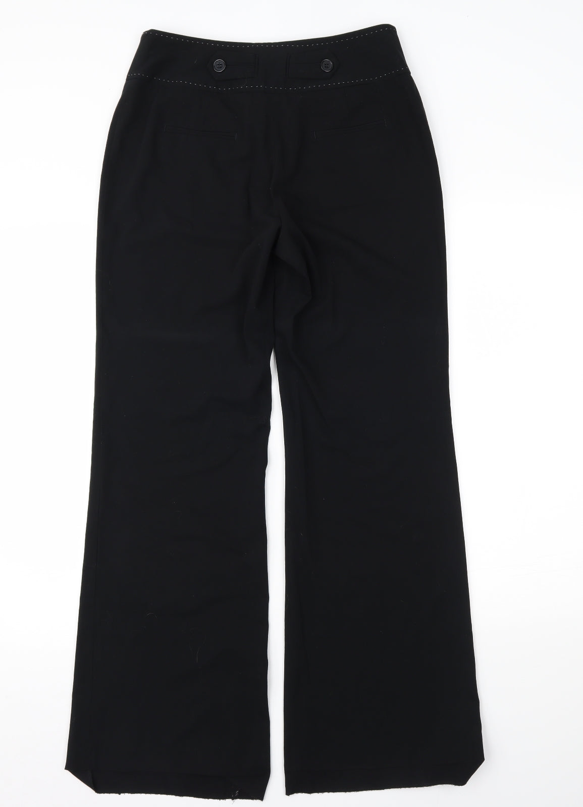 NEXT Womens Black   Trousers  Size 8 L30 in