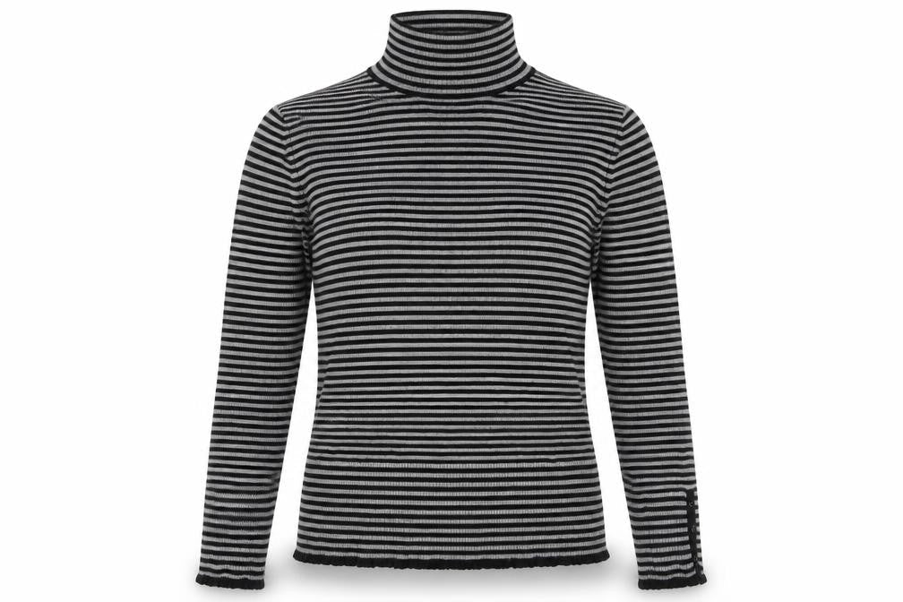 Debenhams Womens Grey Striped  Pullover Jumper Size 16