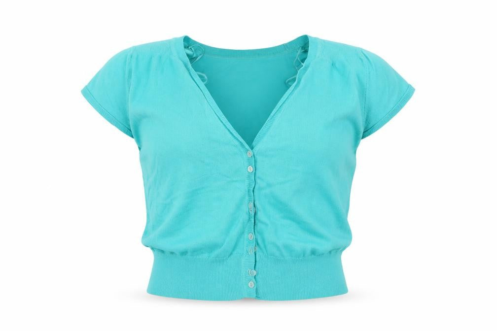 M&Co Womens Blue   Cardigan Jumper Size M