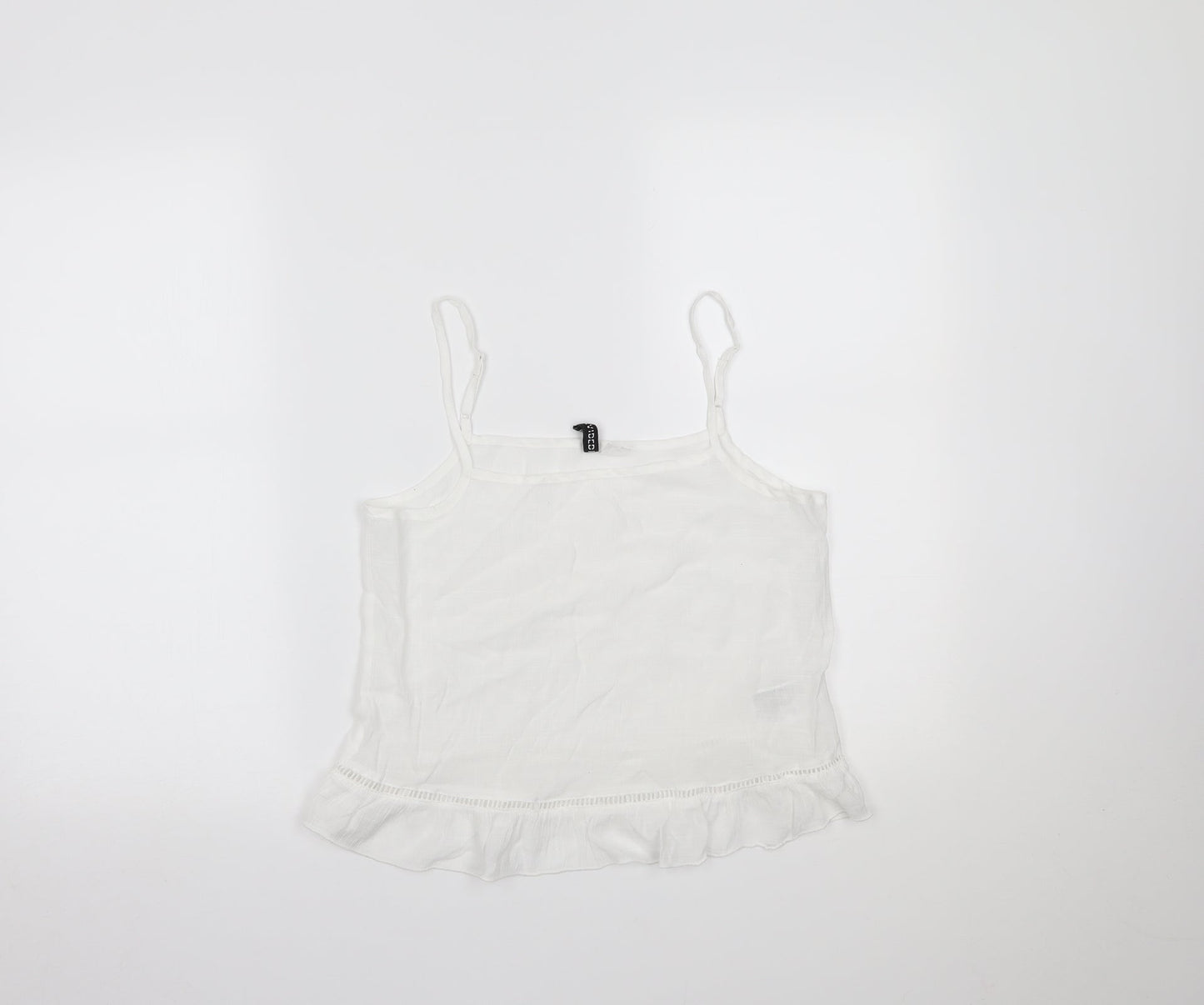 H&M Womens White   Camisole Tank Size 6