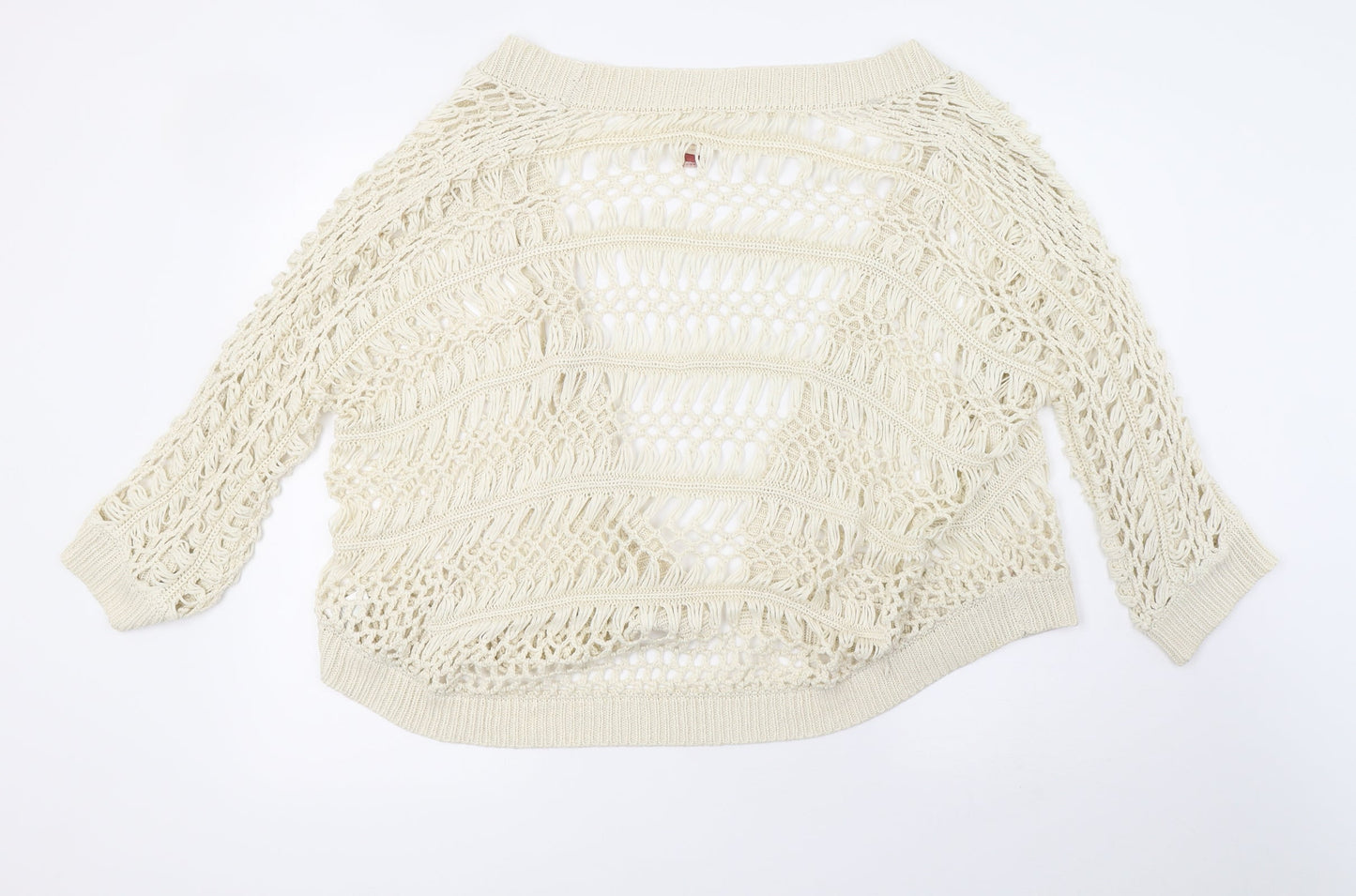 Matalan Womens White   Cardigan Jumper Size M
