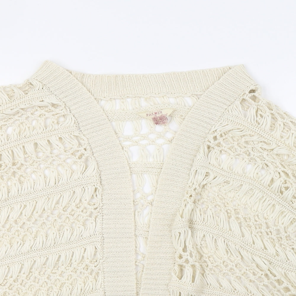 Matalan Womens White   Cardigan Jumper Size M