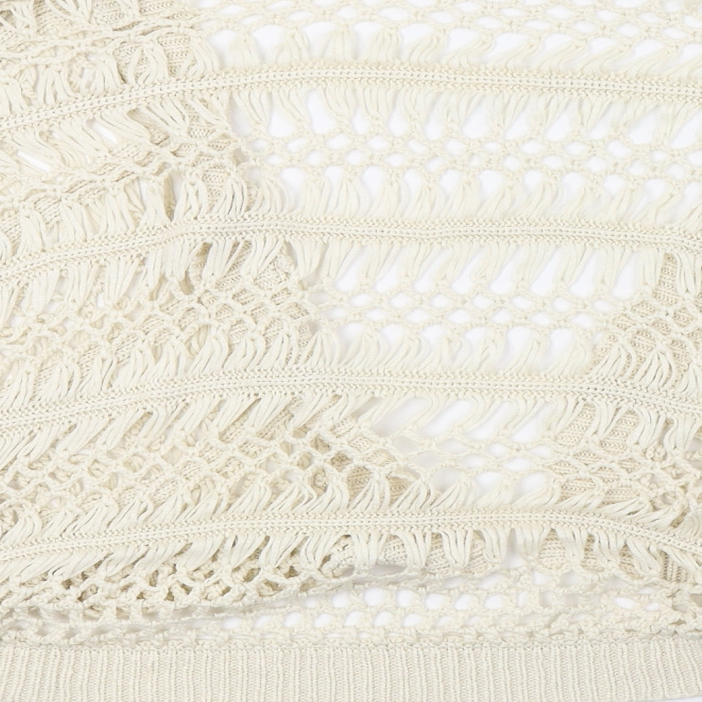 Matalan Womens White   Cardigan Jumper Size M