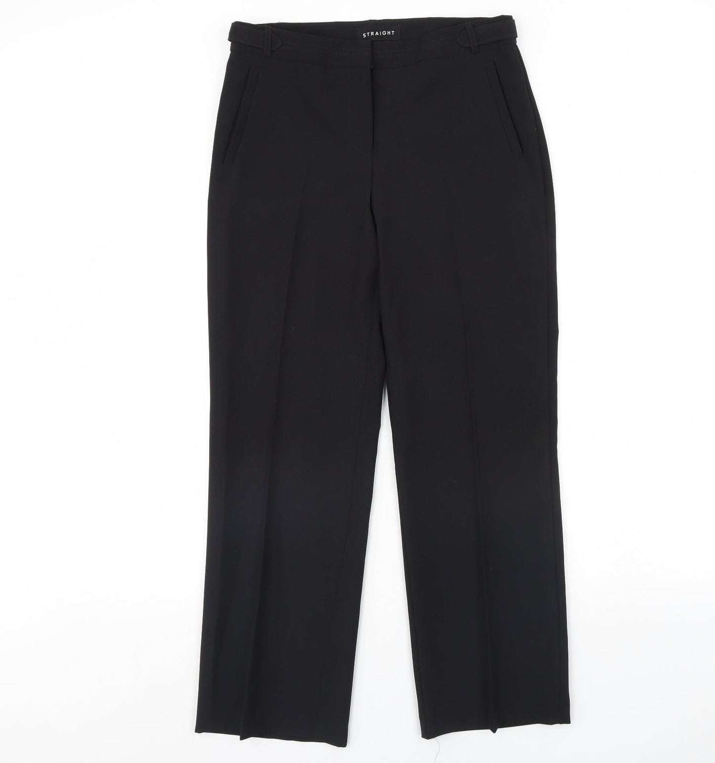 Peacocks Womens Black   Dress Pants Trousers Size 10 L30 in
