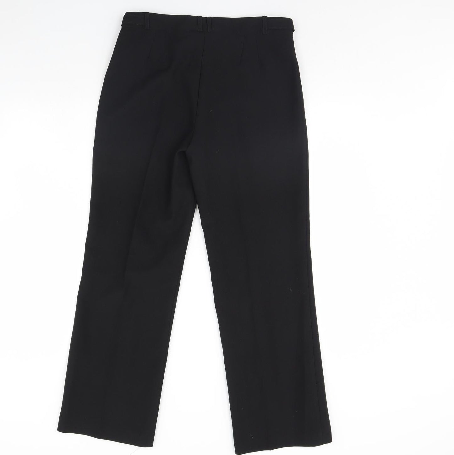 Peacocks Womens Black   Dress Pants Trousers Size 10 L30 in