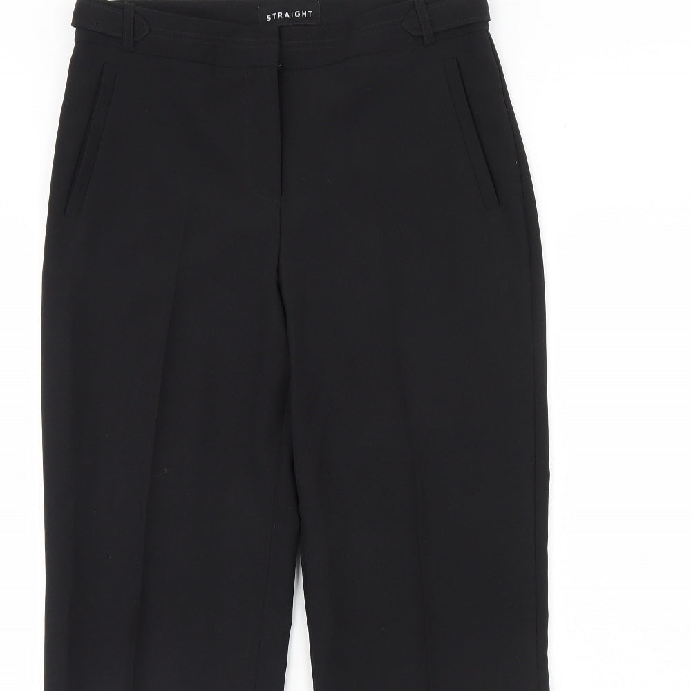 Peacocks Womens Black   Dress Pants Trousers Size 10 L30 in