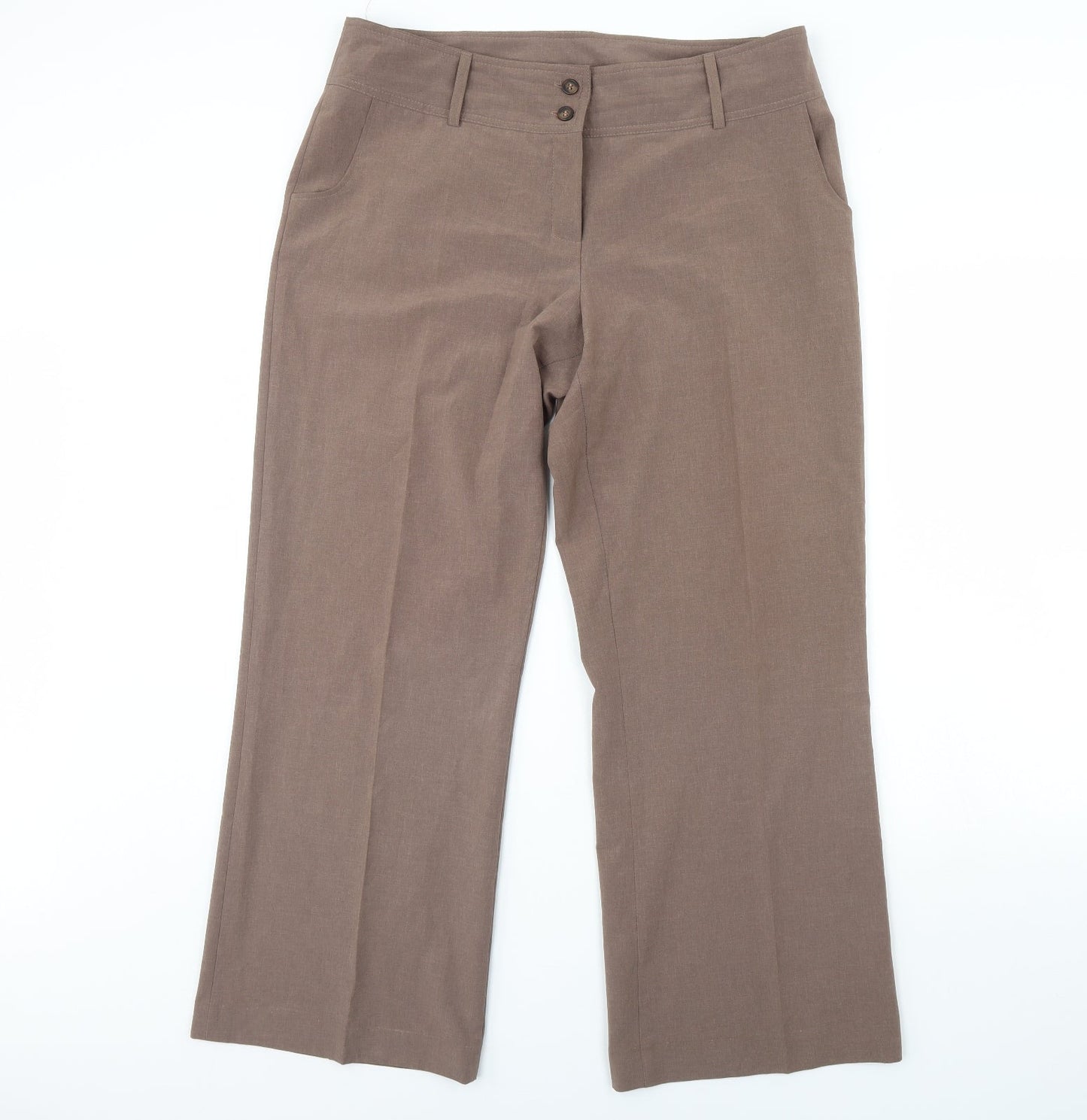 Preworn Womens Brown   Trousers  Size 38 L30 in