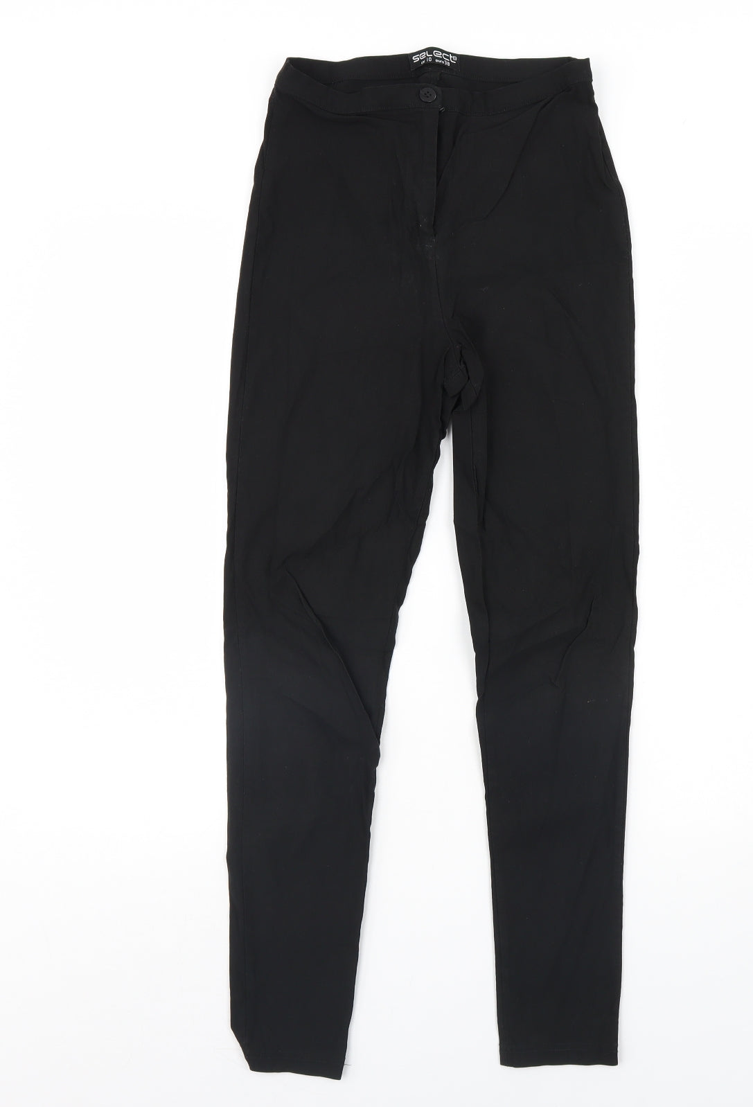 Select Womens Black  Denim Skinny Jeans Size 10 L29 in