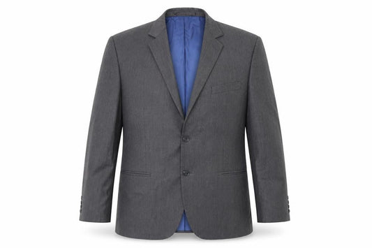 Preworn Mens Grey   Jacket Blazer Size 38  - Shoulder Pads