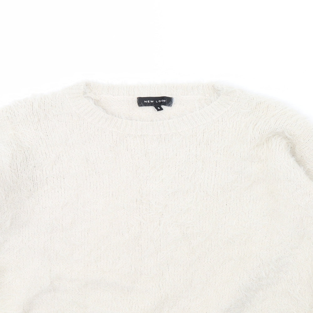 New Look Womens Ivory   Pullover Jumper Size 8