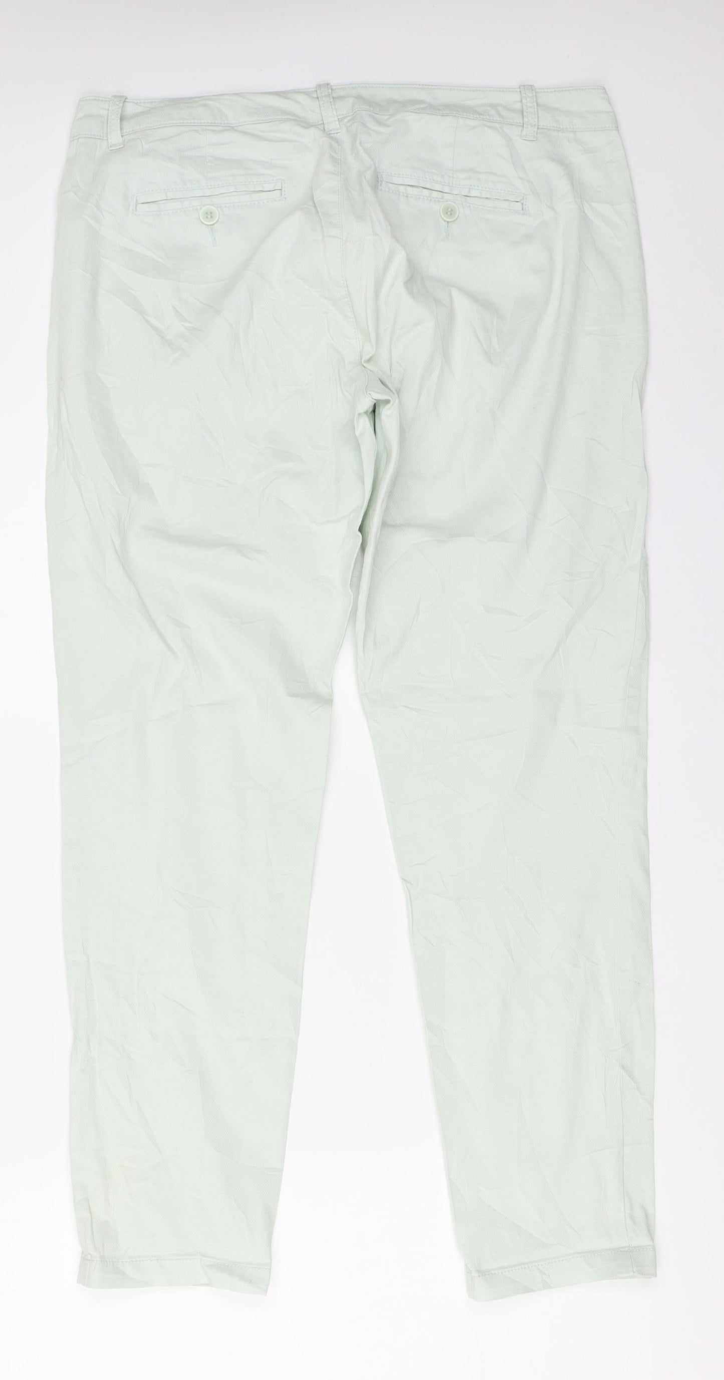 Preworn Womens Green   Capri Trousers Size 33 in L27.5 in