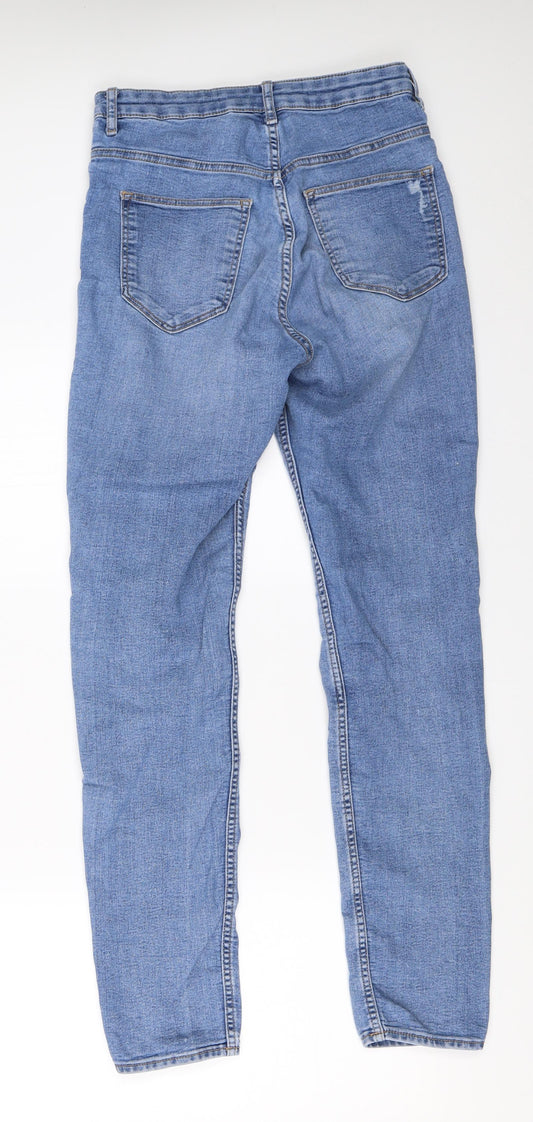 H&M Womens Blue  Denim Skinny Jeans Size 38 L29.5 in