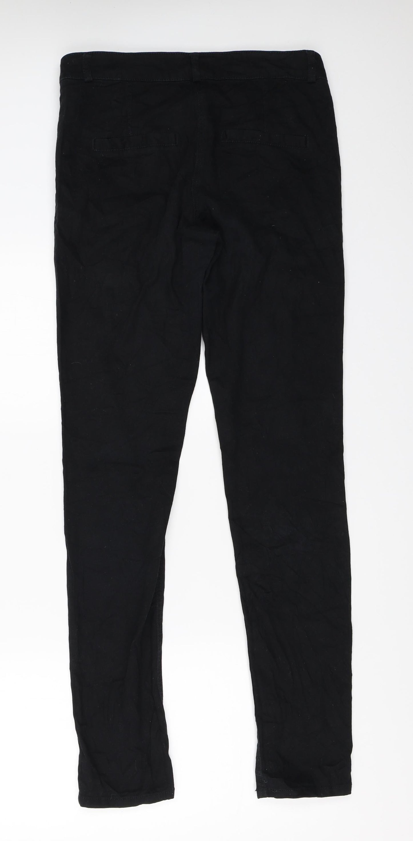 H&M Womens Black   Trousers  Size 38 L31 in