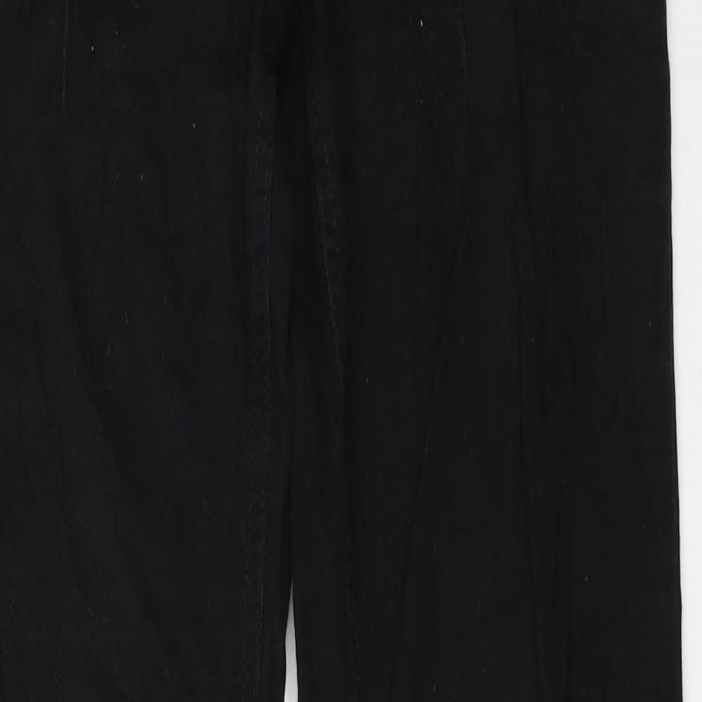 H&M Womens Black   Trousers  Size 38 L31 in