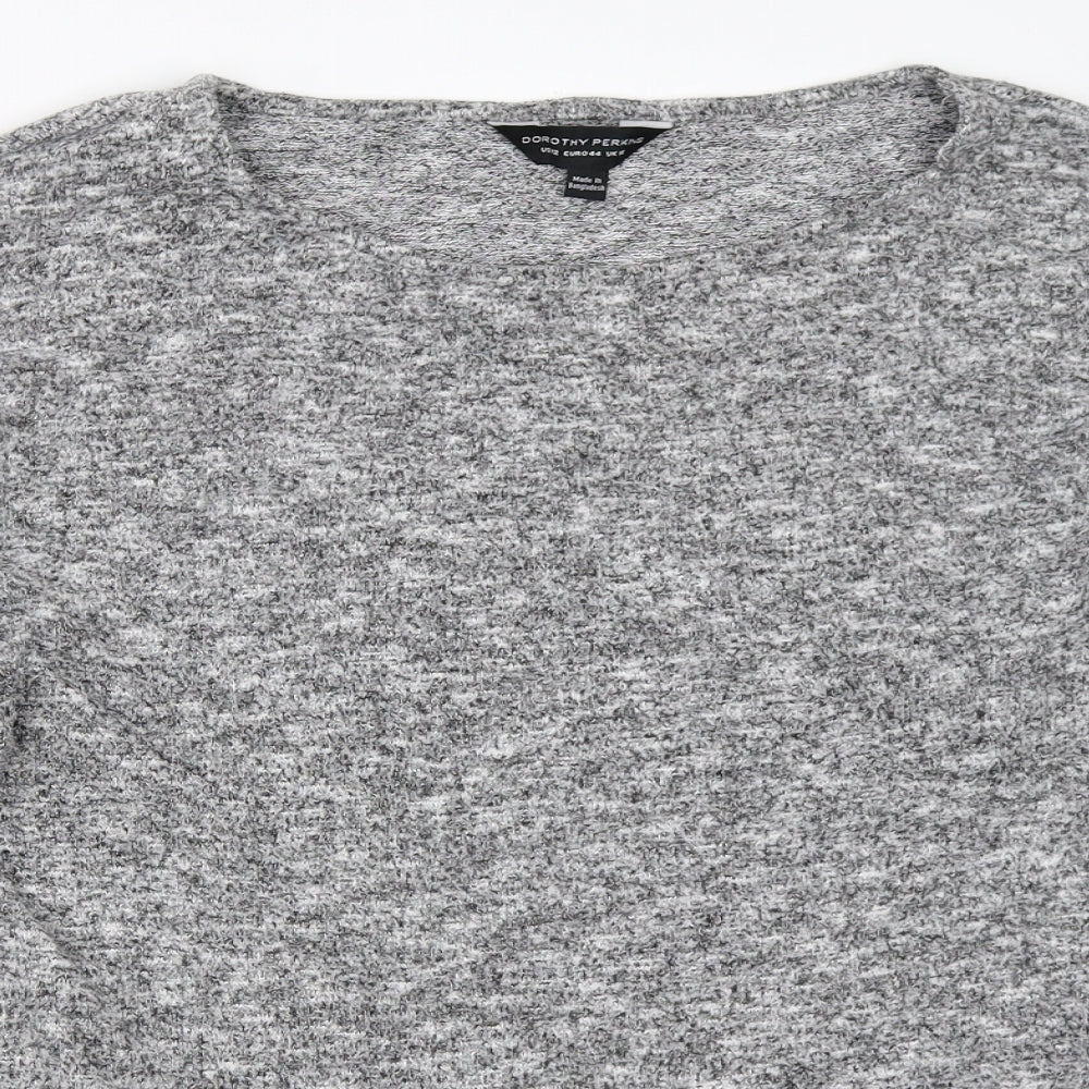Dorothy Perkins Womens Grey   Pullover Jumper Size 16