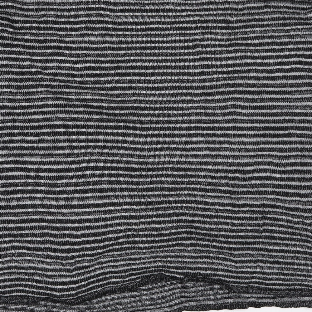 TALLY WEiJL Womens Grey Striped  Pullover Jumper Size M