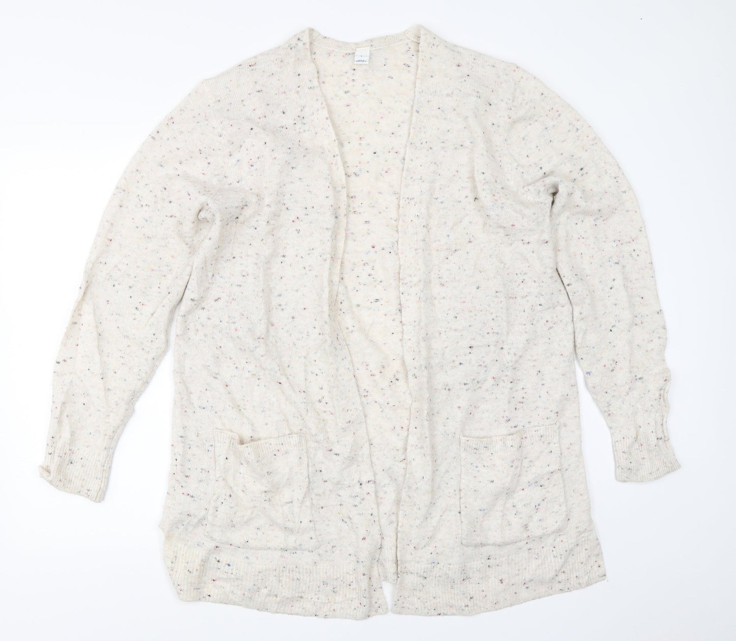 Preworn Womens Beige   Cardigan Jumper Size L