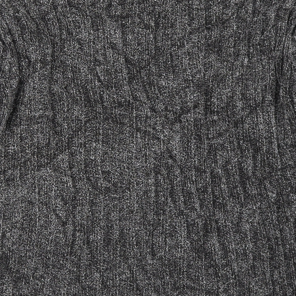 Canda Womens Grey   Cardigan Jumper Size L