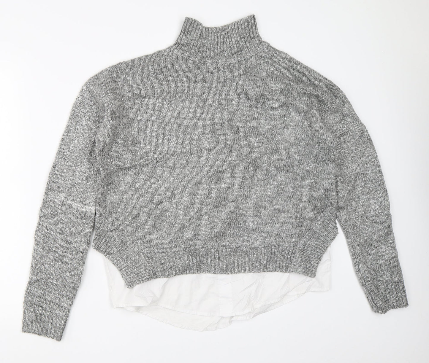 New Look Womens Grey   Pullover Jumper Size S