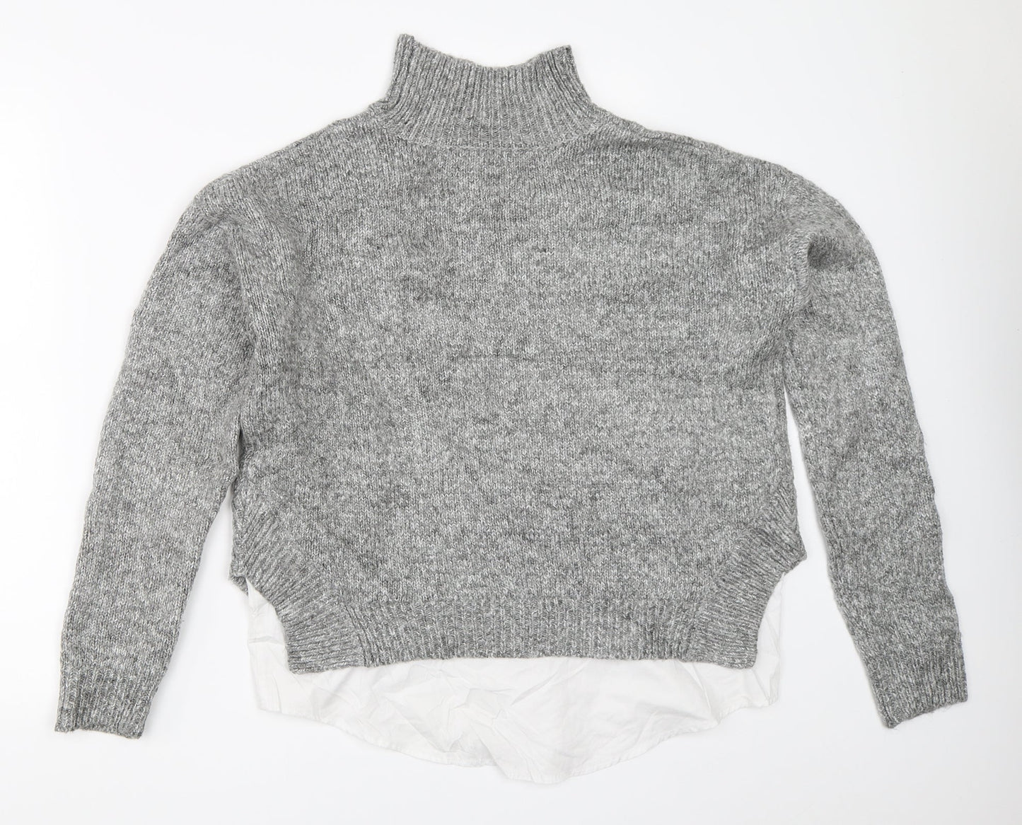 New Look Womens Grey   Pullover Jumper Size S