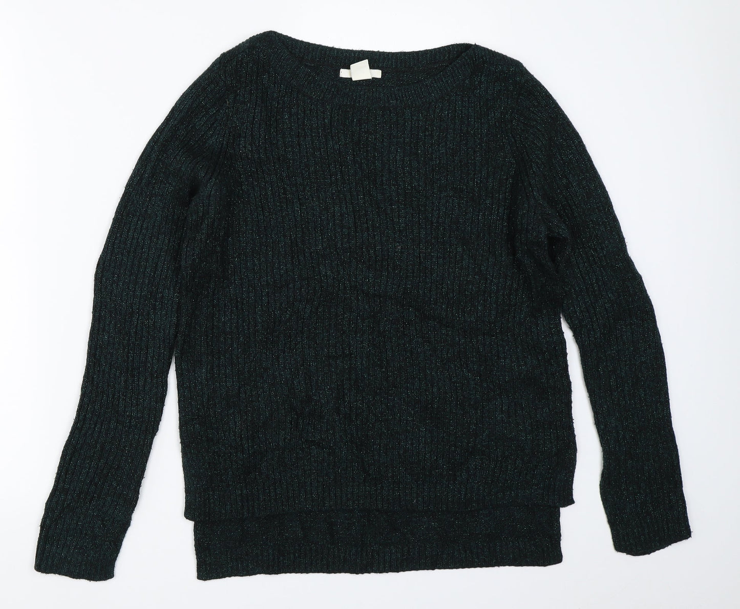 H&M Womens Green   Pullover Jumper Size S