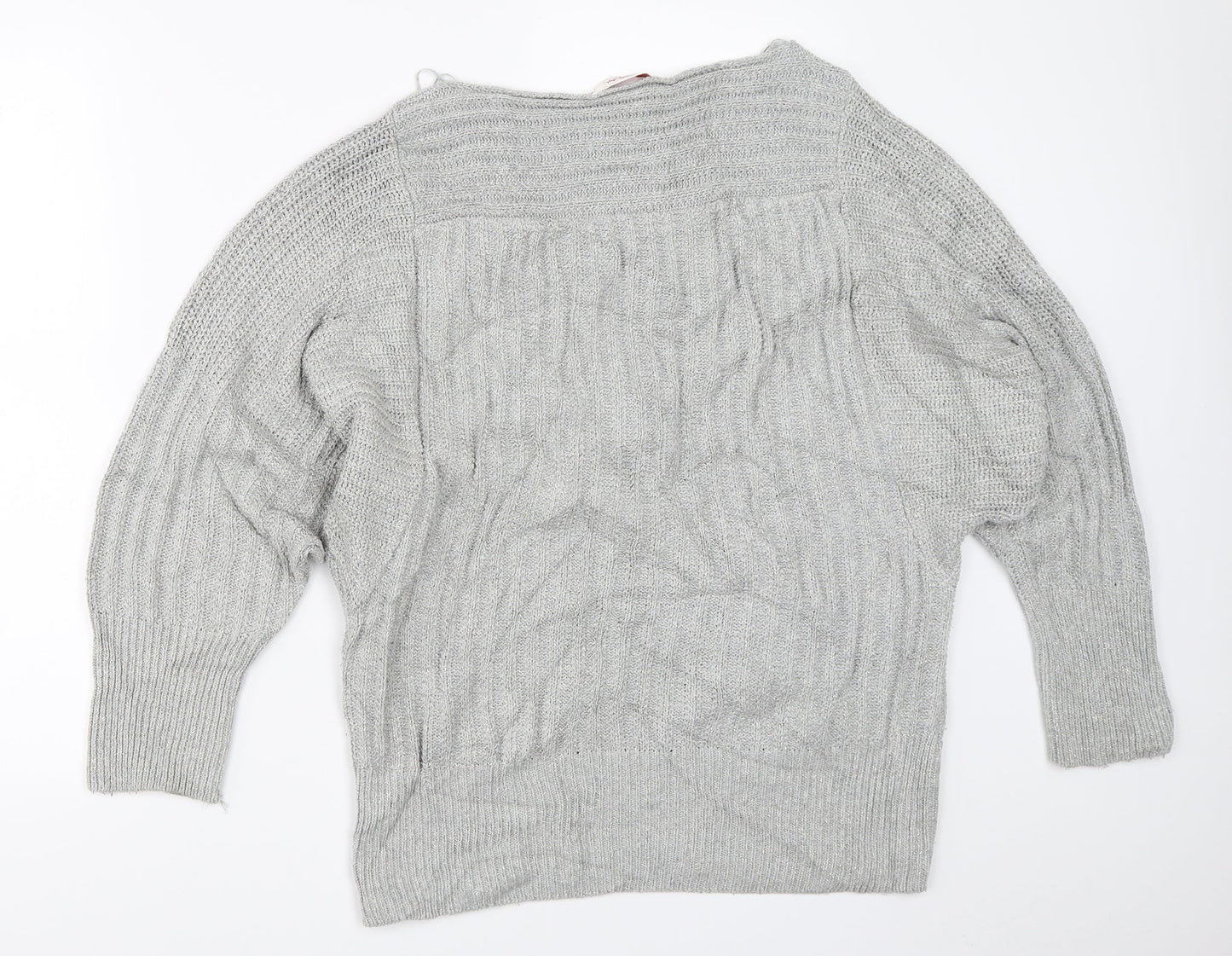 Miss Selfridge Womens Grey   Pullover Jumper Size 10
