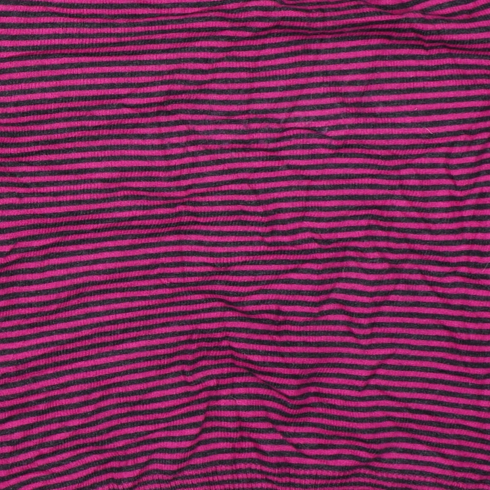 Country Casuals Womens Pink Striped  Pullover Jumper Size S