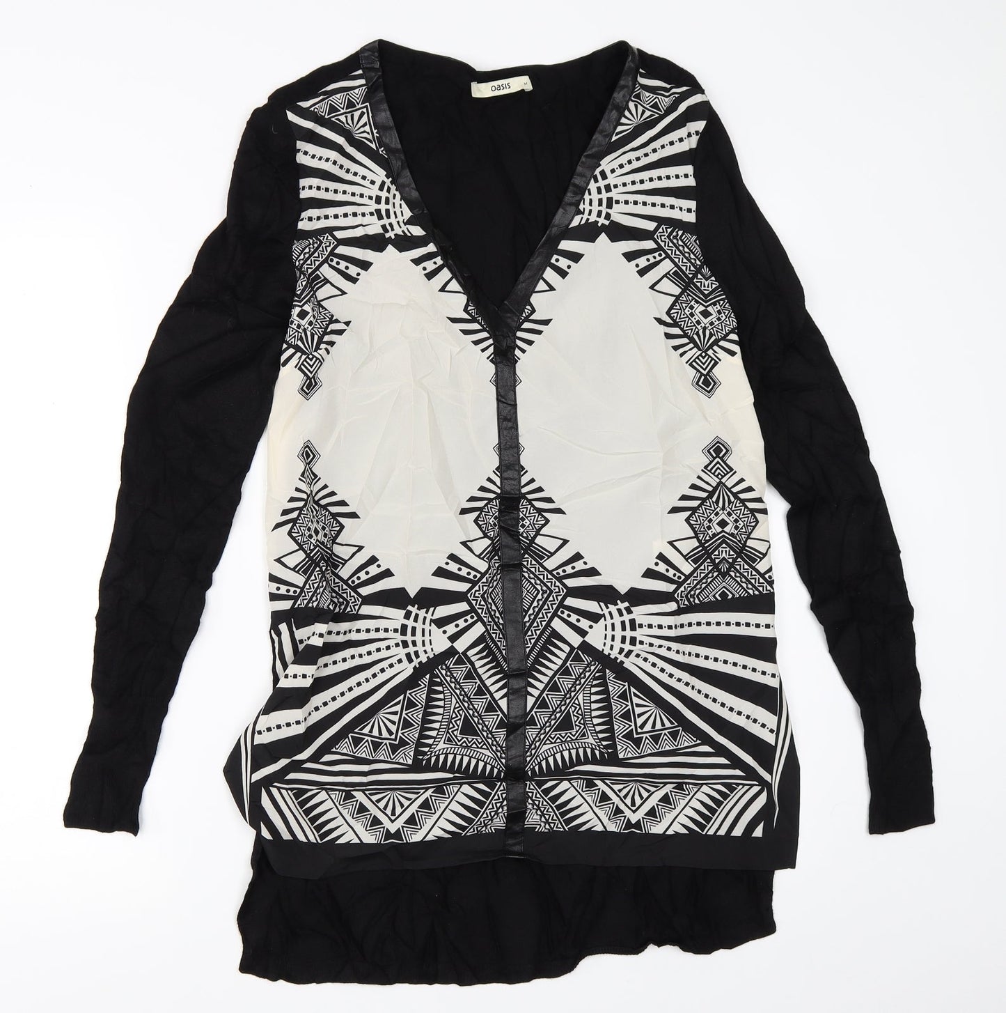 Oasis Womens Black   Pullover Jumper Size M
