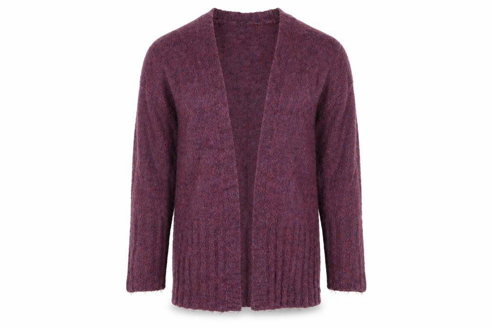 Marks and Spencer Womens Purple   Cardigan Jumper Size S