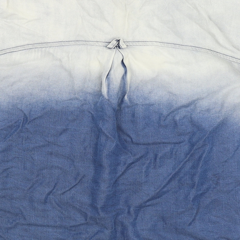 Mango Jeans Mens Blue    Button-Up Size M