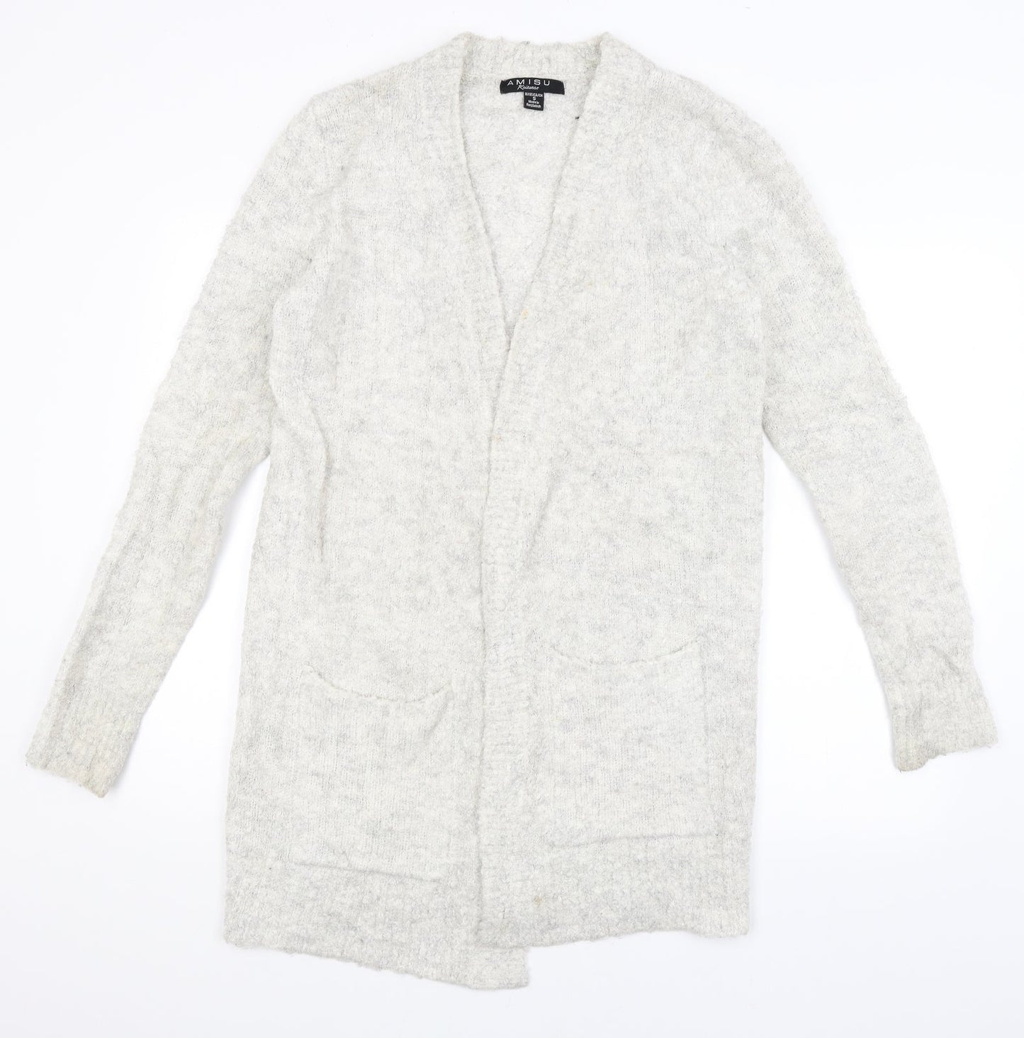 Amisu Womens Ivory   Wrap Jumper Size S