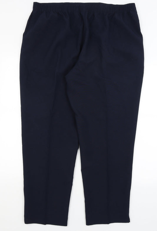 Klass 6  Womens Blue   Trousers  Size 22 L28 in