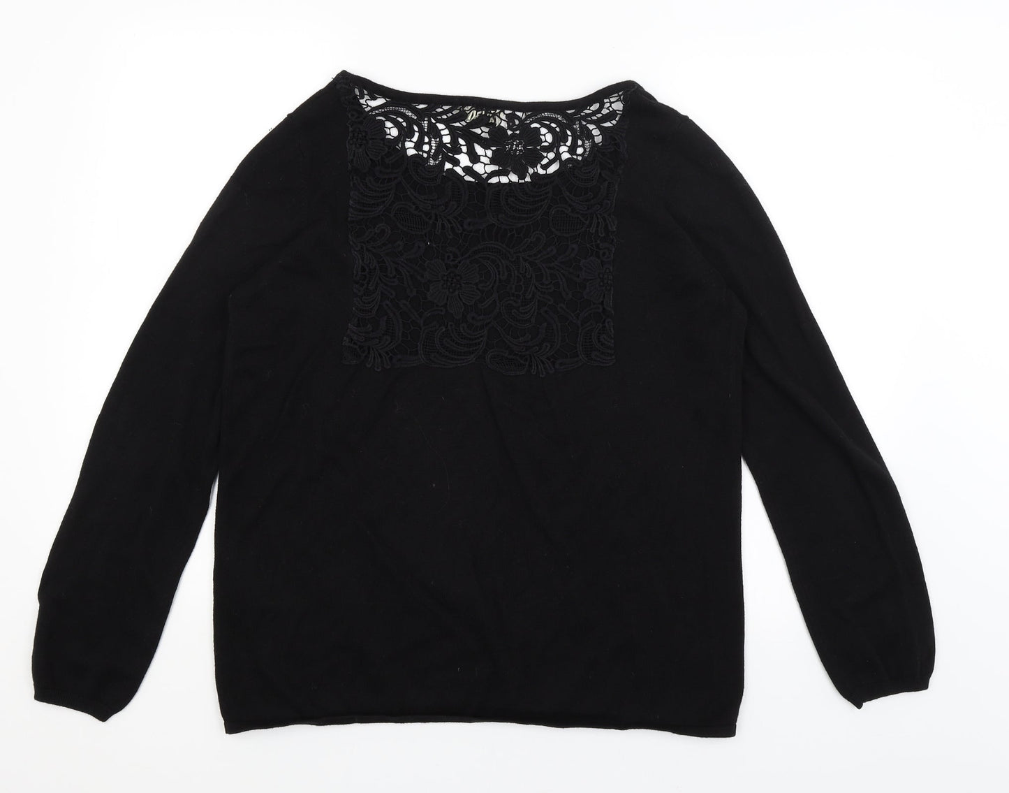 Twist & Tango Womens Black   Pullover Jumper Size M