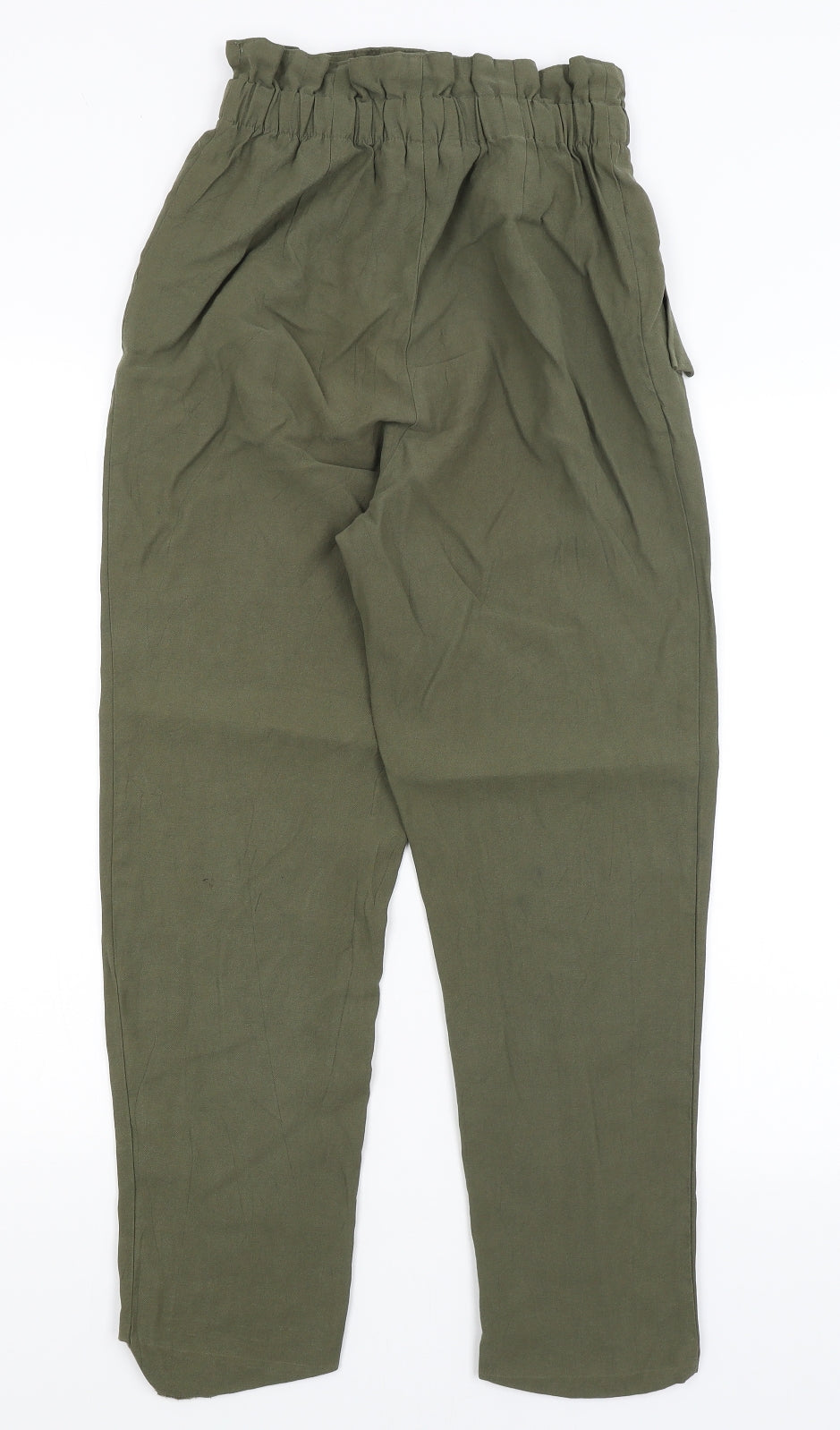 H&M Womens Green   Trousers  Size 8 L25 in