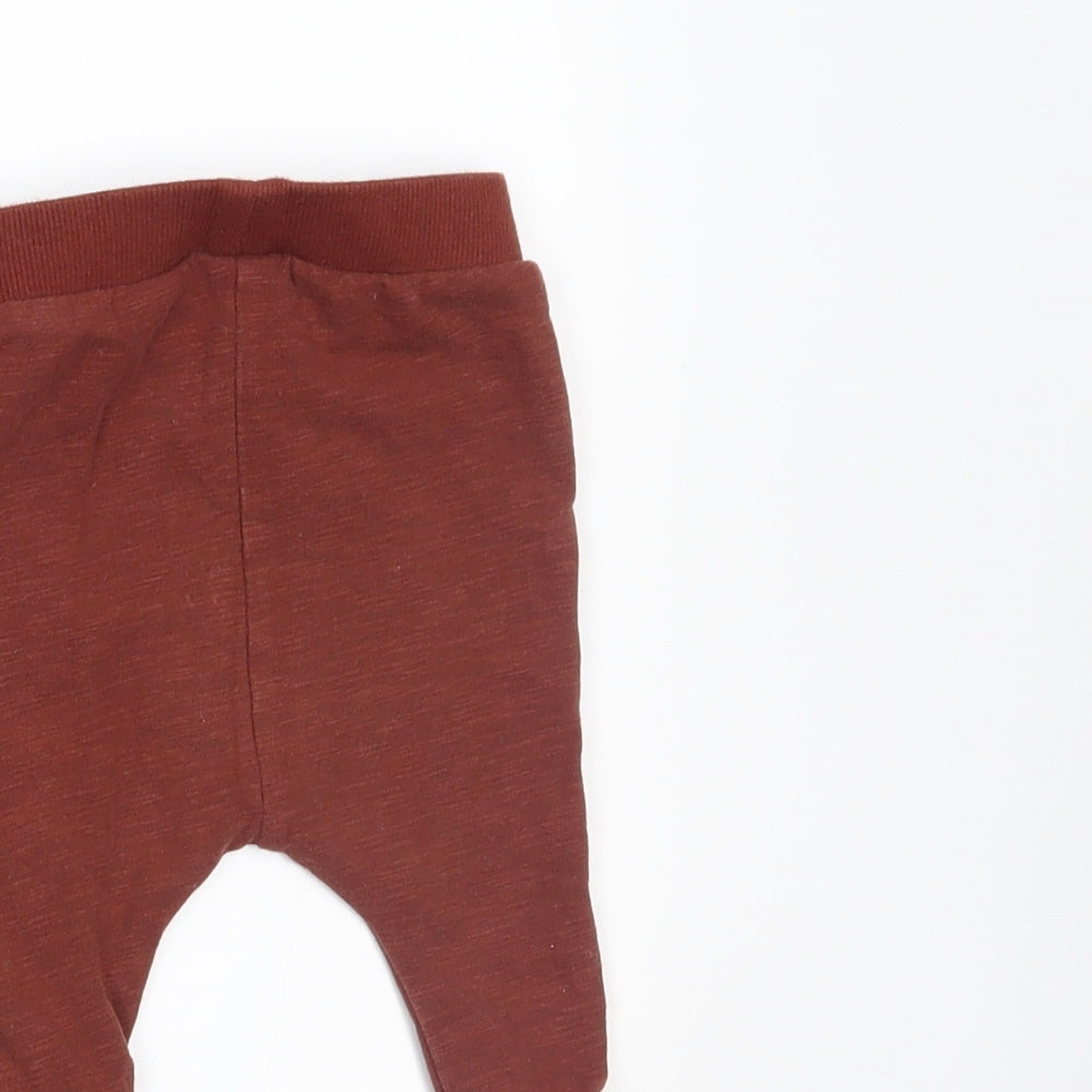 NEXT Boys Brown   Jogger Trousers Size 0-3 Months