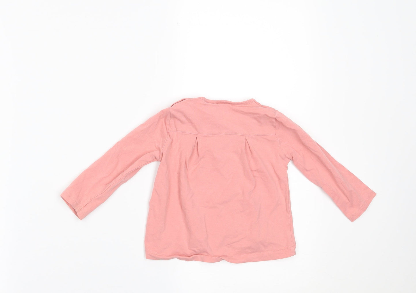 Zara Girls Pink   Basic T-Shirt Size 9-12 Months
