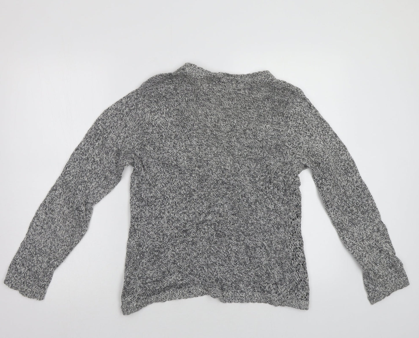 EWM Womens Grey   Cardigan Jumper Size S