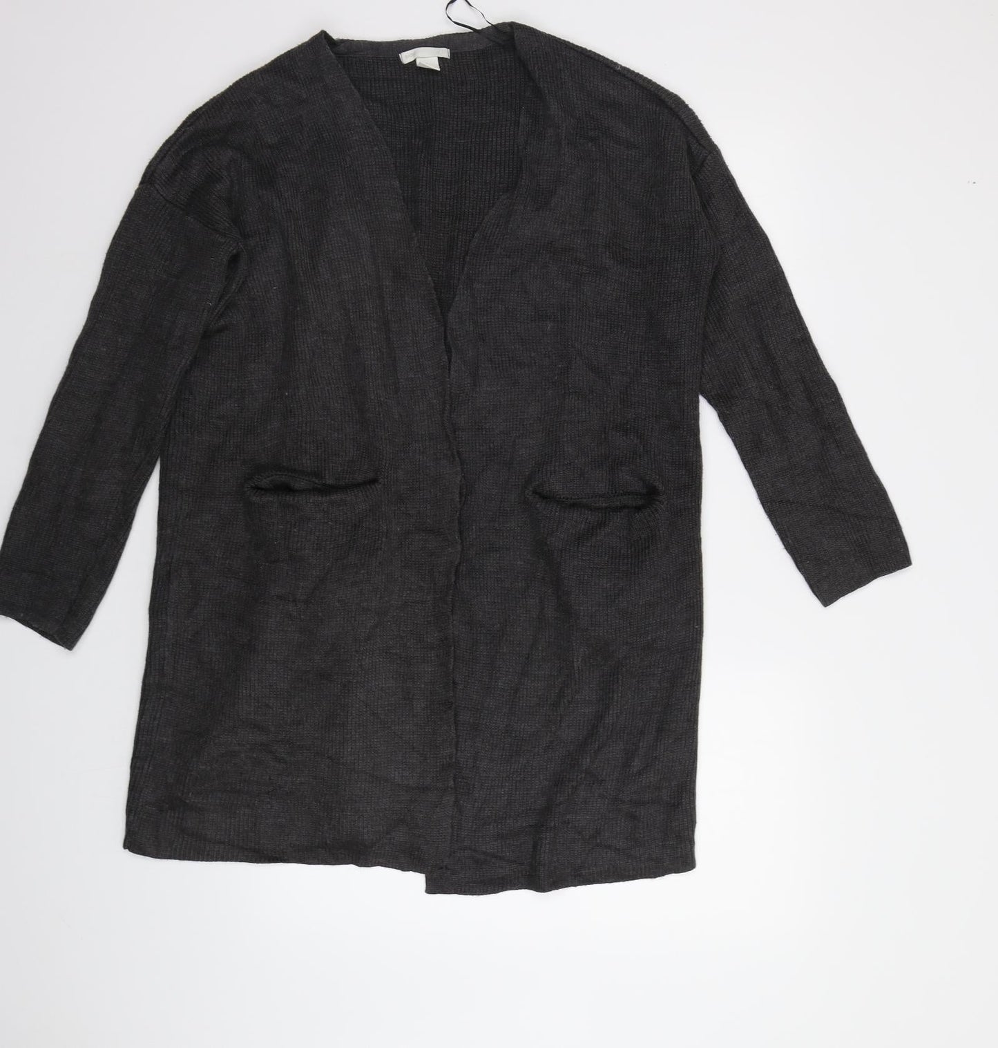 H&M Womens Grey   Cardigan Jumper Size S