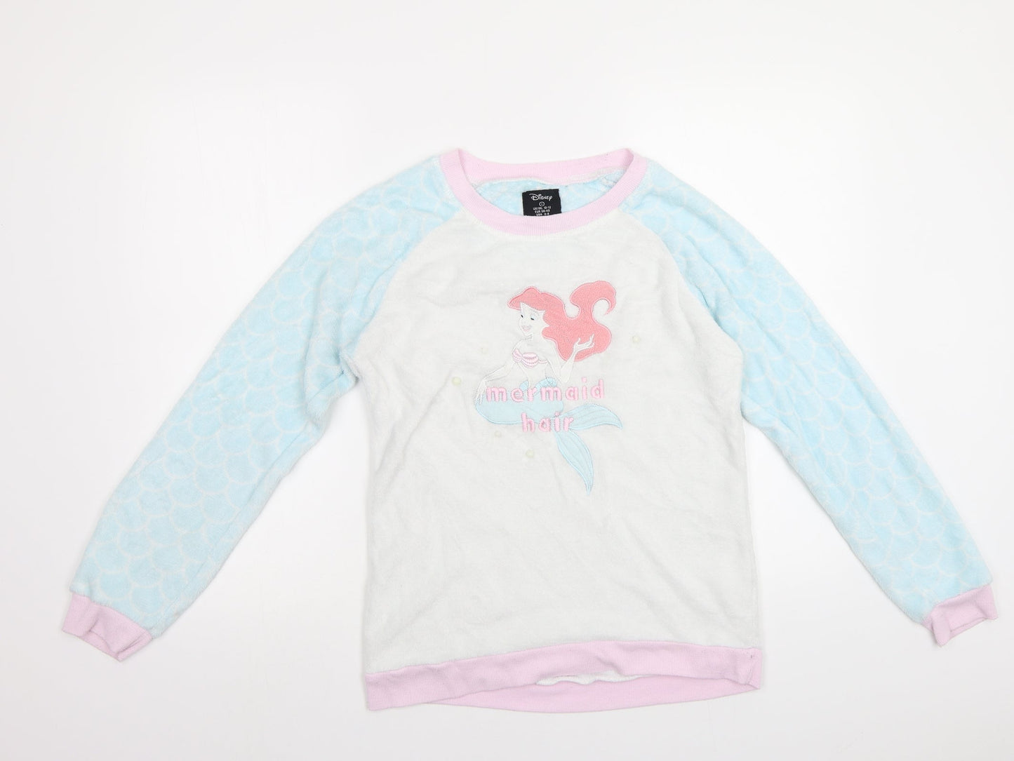 Primark Womens White   Top Pyjama Top Size S  - Ariel