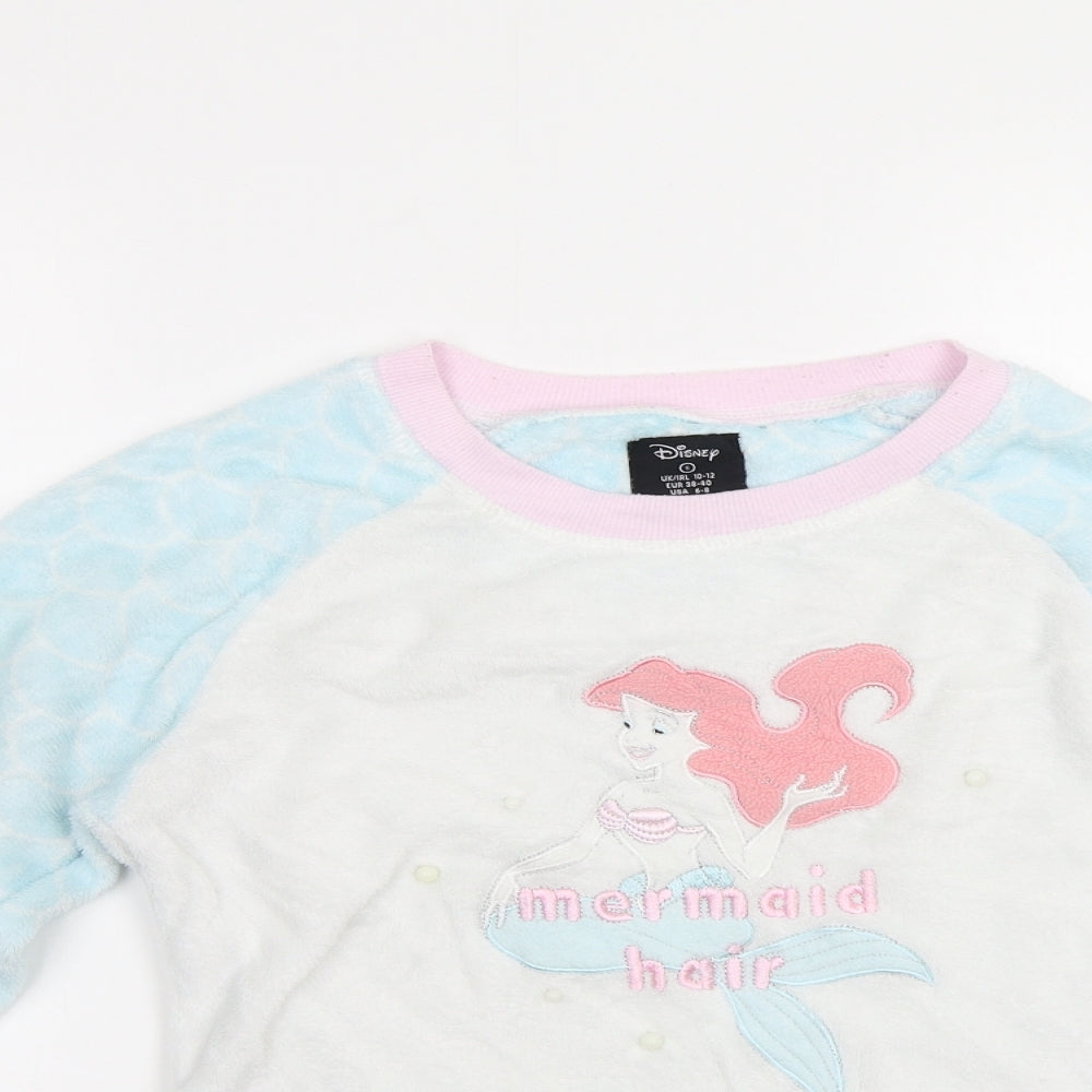Primark Womens White   Top Pyjama Top Size S  - Ariel