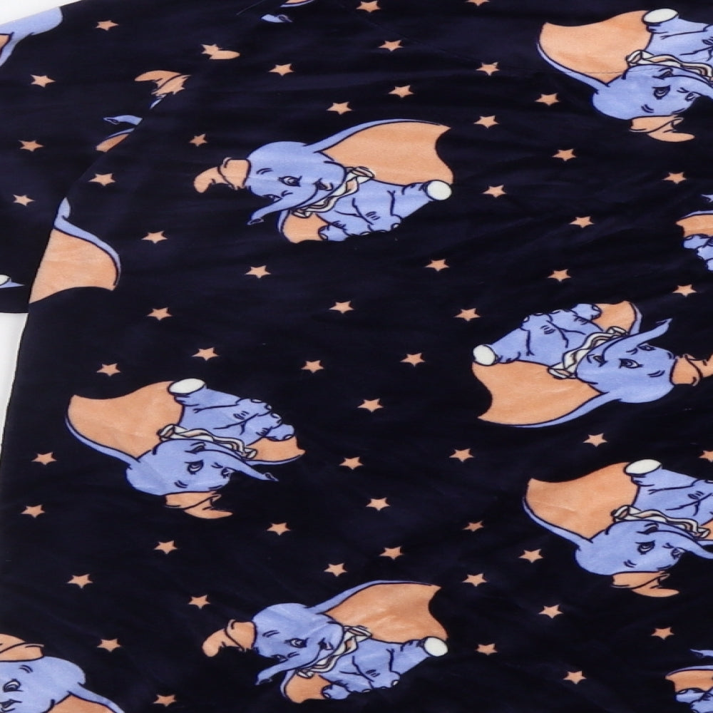 Primark Womens Blue Geometric  Top Pyjama Top Size S  - Dumbo