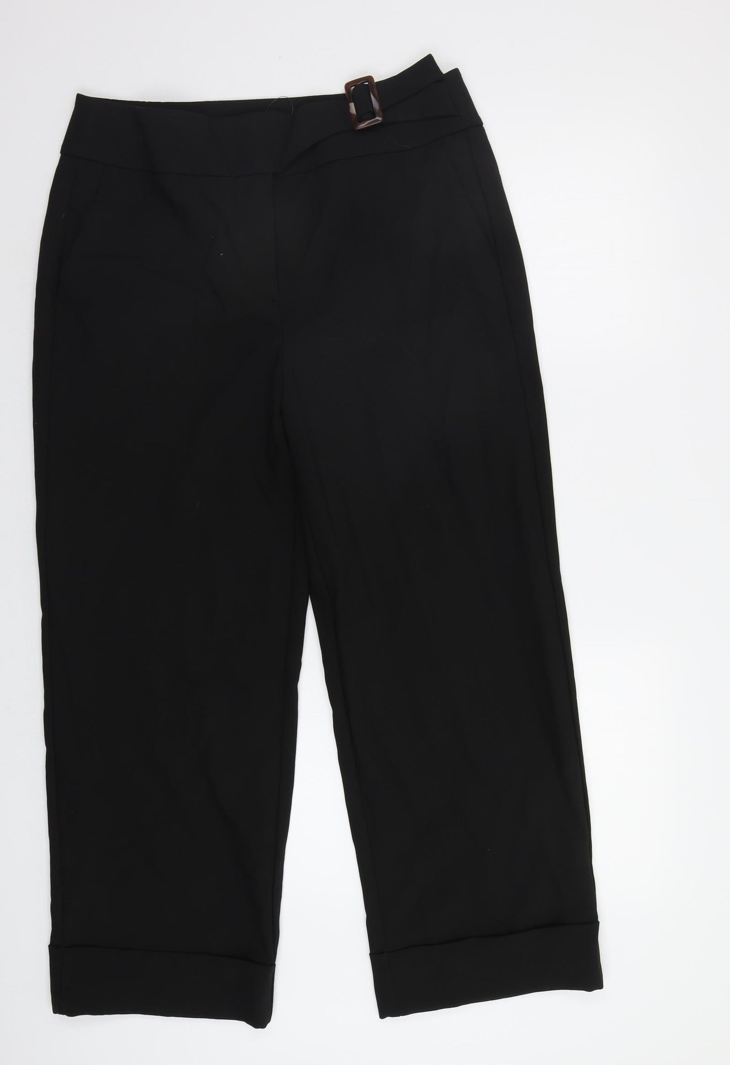 M&S Womens Black   Dress Pants Trousers Size 14 L27 in