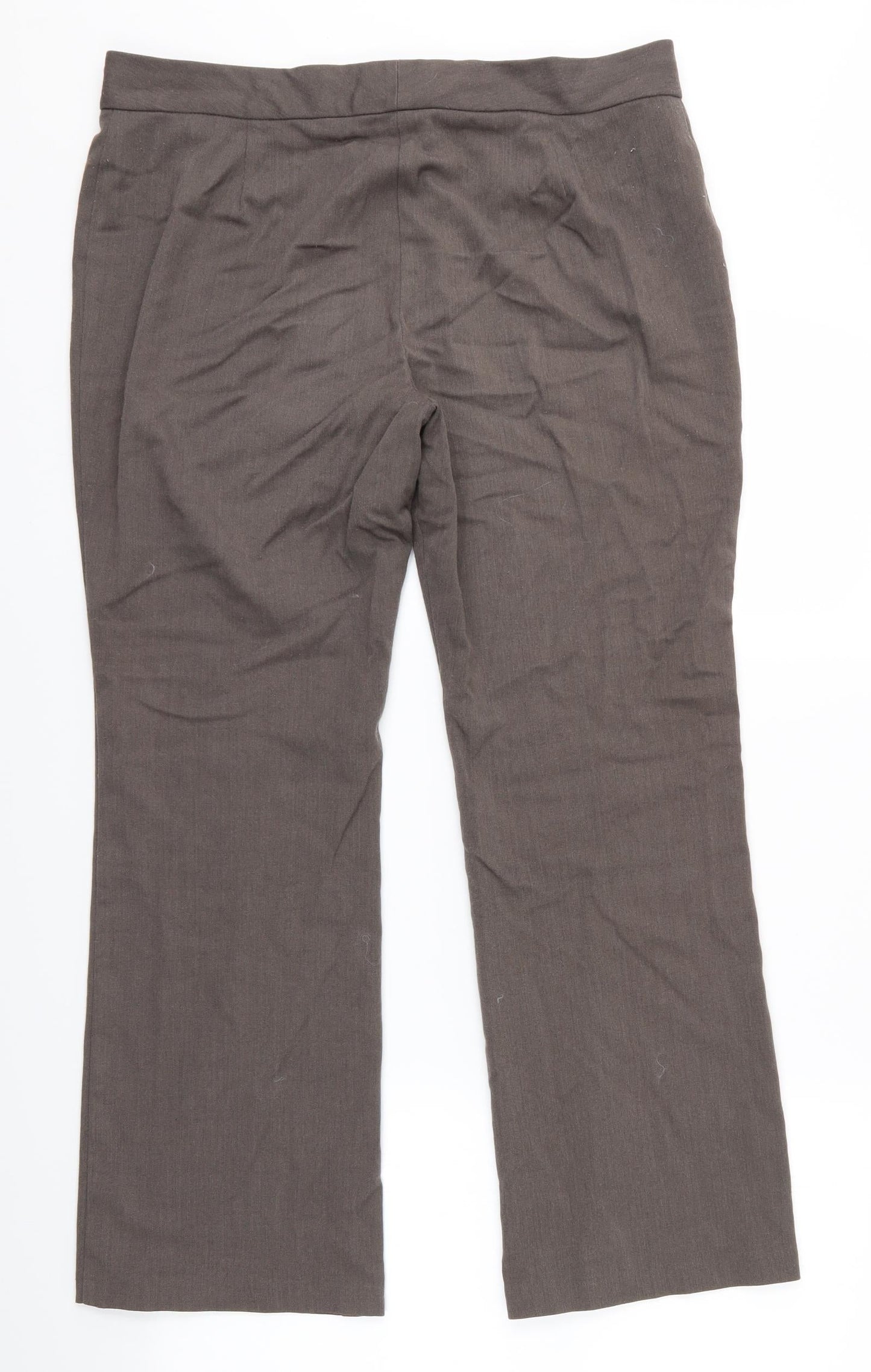 Marks and Spencer Womens Brown   Trousers  Size 12 L27 in - Marks and Spencer
