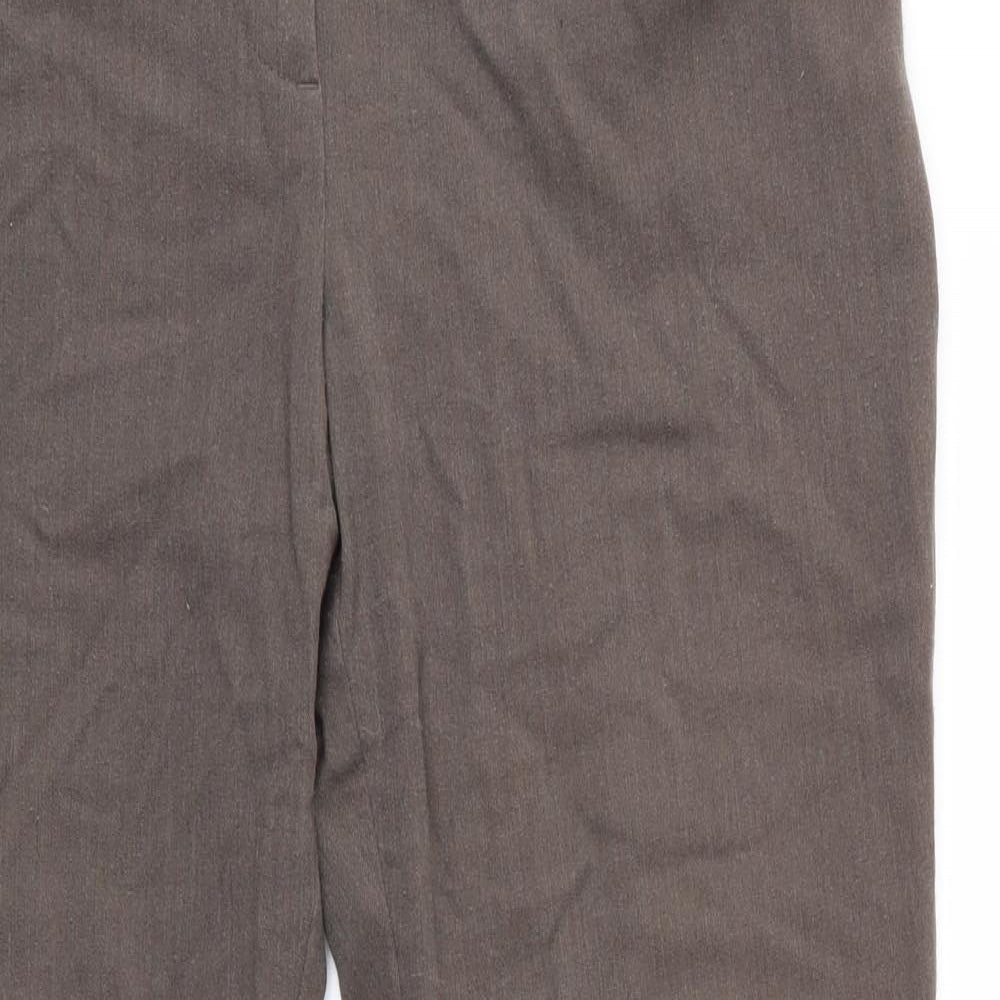 Marks and Spencer Womens Brown   Trousers  Size 12 L27 in - Marks and Spencer