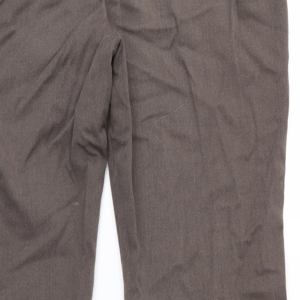 Marks and Spencer Womens Brown   Trousers  Size 12 L27 in - Marks and Spencer