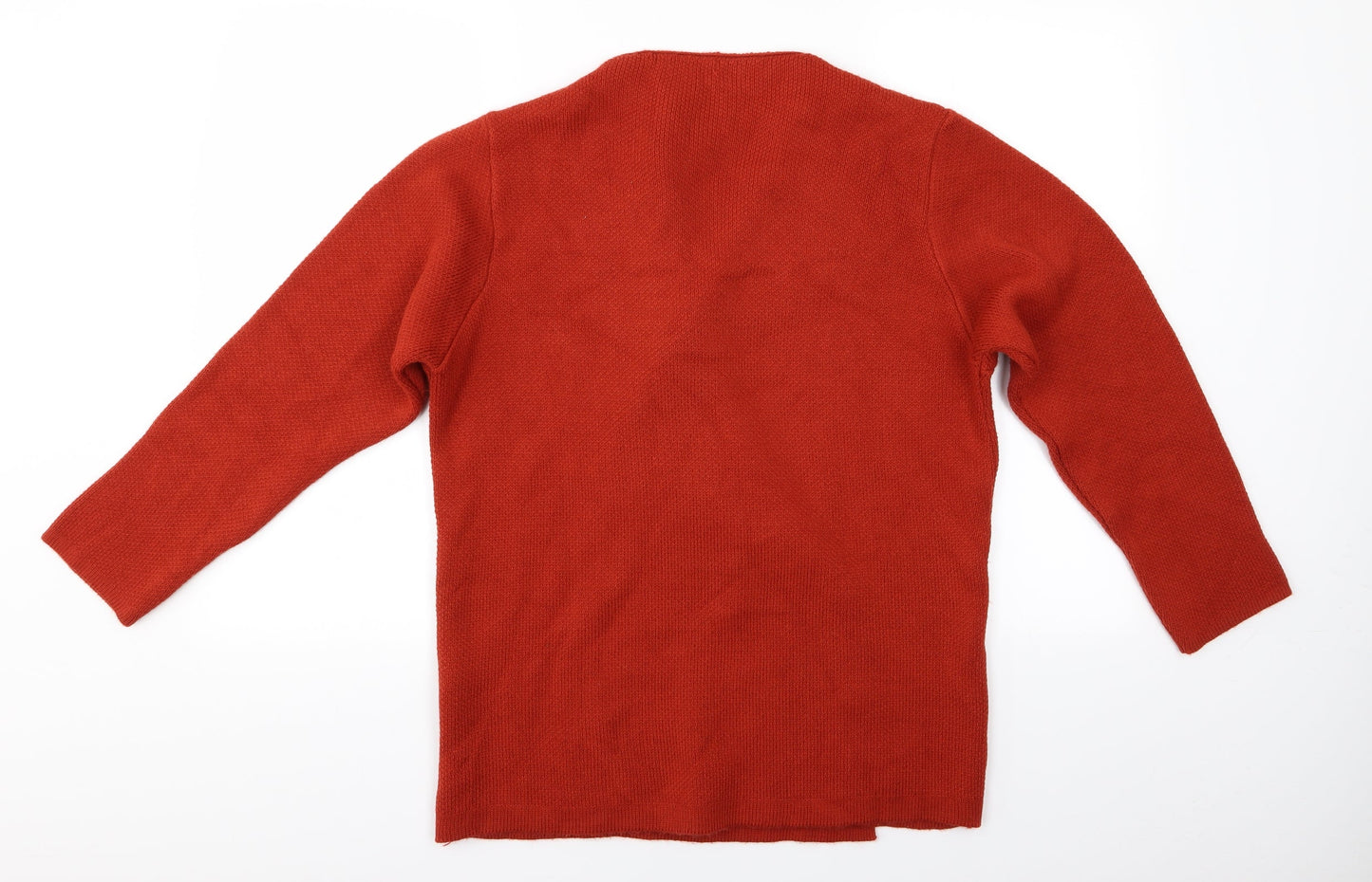 Bonmarché Womens Orange   Wrap Jumper Size 14  - Wrap