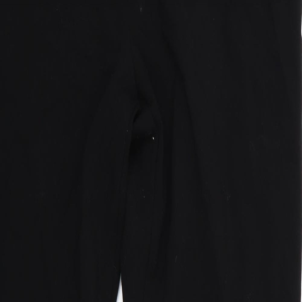 Marks and Spencer Womens Black   Trousers  Size 10 L28 in - Marks and Spencer