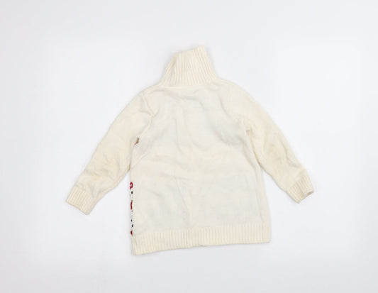 Gap Girls White   Jacket Coatigan Size 2 Years